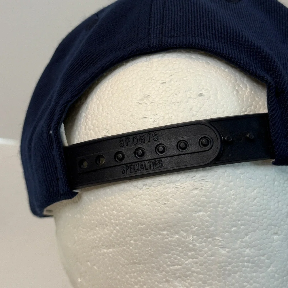Vintage Sports Specialties Notre Dame Fighting Irish Snapback Hat Navy Blue Gold